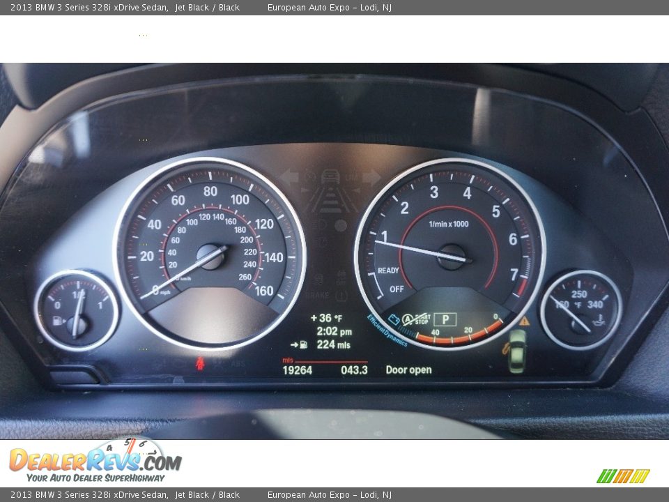 2013 BMW 3 Series 328i xDrive Sedan Jet Black / Black Photo #18