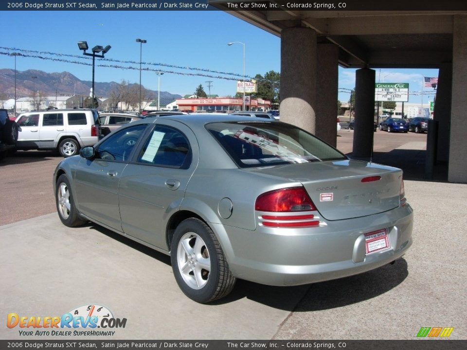2006 Dodge Stratus SXT Sedan Satin Jade Pearlcoat / Dark Slate Grey Photo #3