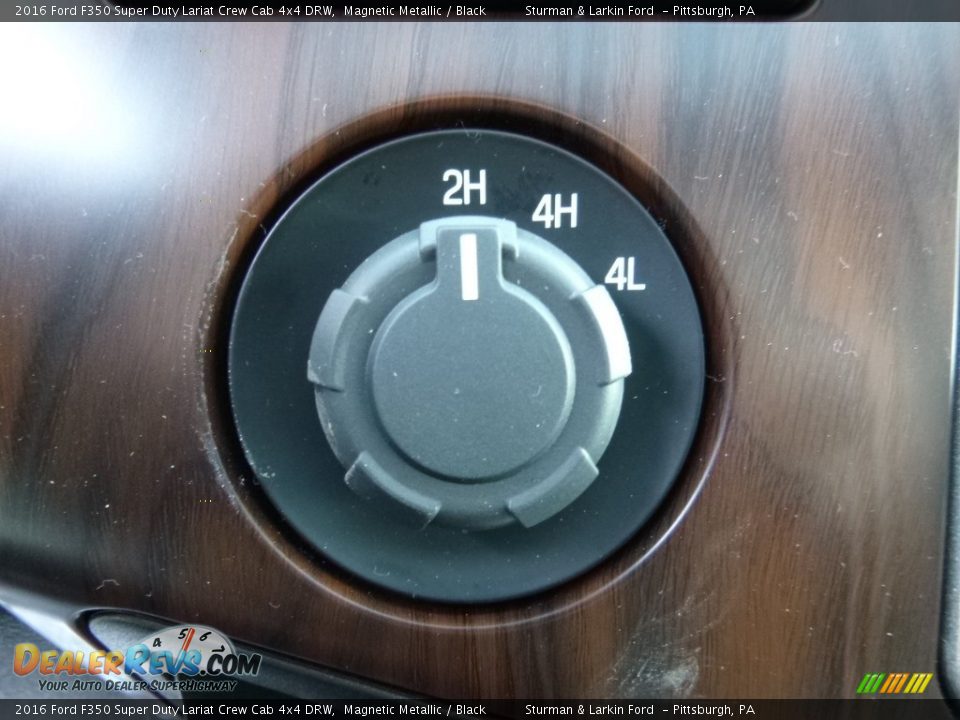 2016 Ford F350 Super Duty Lariat Crew Cab 4x4 DRW Magnetic Metallic / Black Photo #12