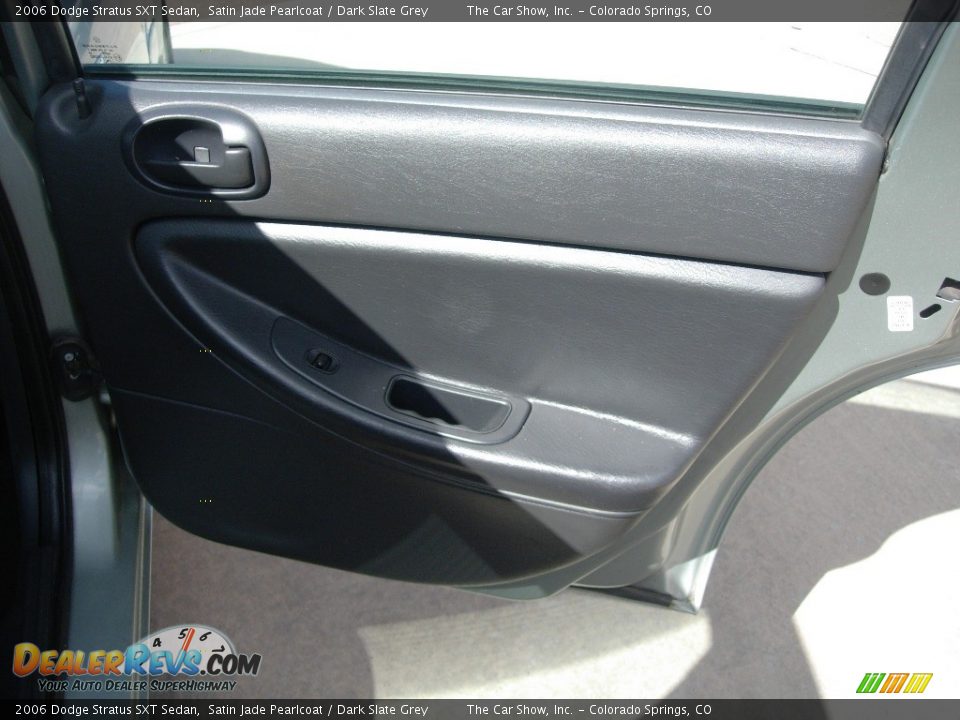 2006 Dodge Stratus SXT Sedan Satin Jade Pearlcoat / Dark Slate Grey Photo #14