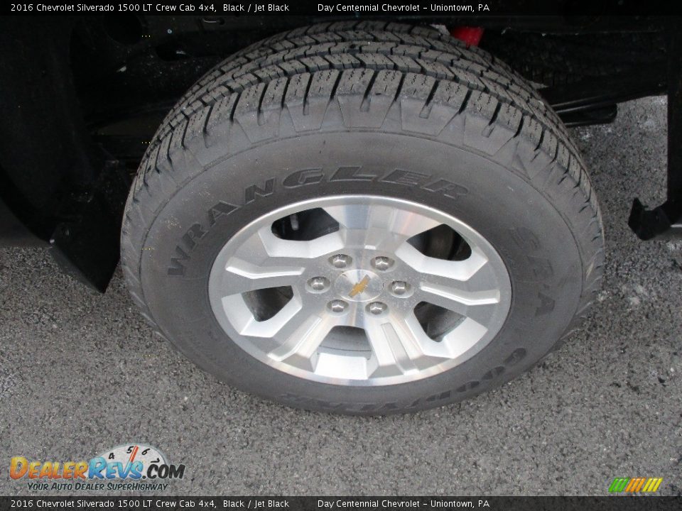 2016 Chevrolet Silverado 1500 LT Crew Cab 4x4 Black / Jet Black Photo #3