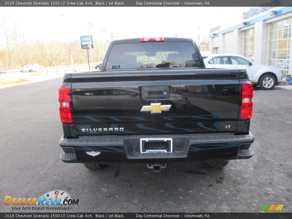 2016 Chevrolet Silverado 1500 LT Crew Cab 4x4 Black / Jet Black Photo #5