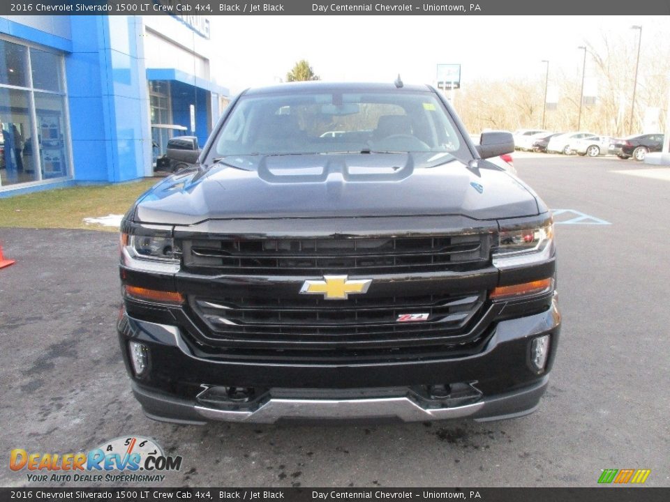 2016 Chevrolet Silverado 1500 LT Crew Cab 4x4 Black / Jet Black Photo #9