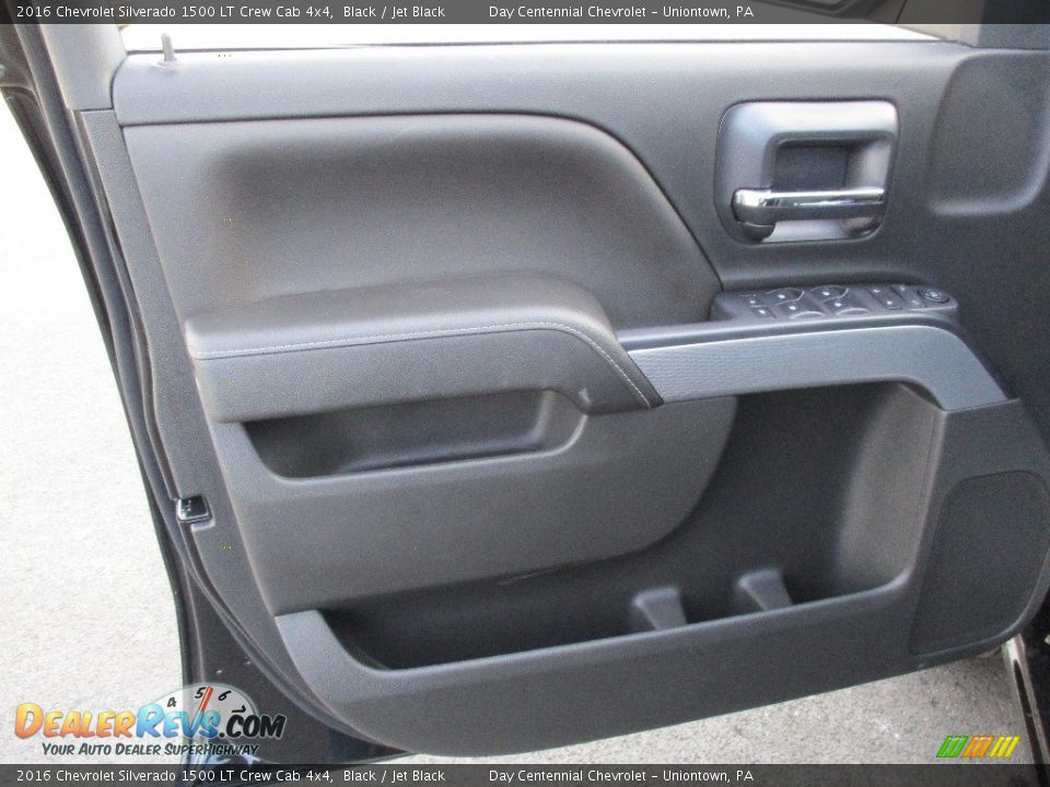 2016 Chevrolet Silverado 1500 LT Crew Cab 4x4 Black / Jet Black Photo #11