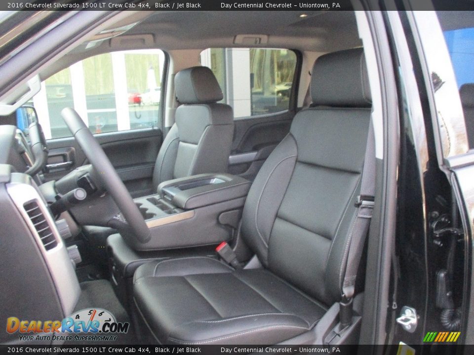2016 Chevrolet Silverado 1500 LT Crew Cab 4x4 Black / Jet Black Photo #12