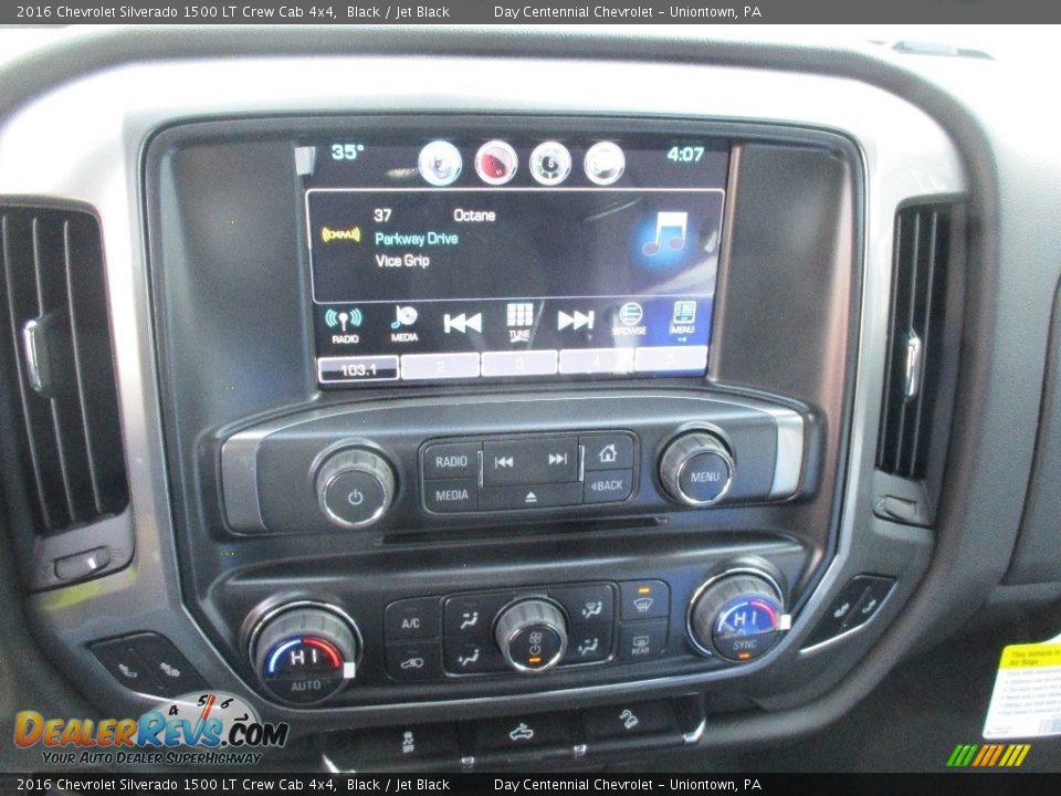 2016 Chevrolet Silverado 1500 LT Crew Cab 4x4 Black / Jet Black Photo #15