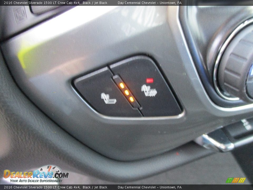 2016 Chevrolet Silverado 1500 LT Crew Cab 4x4 Black / Jet Black Photo #16