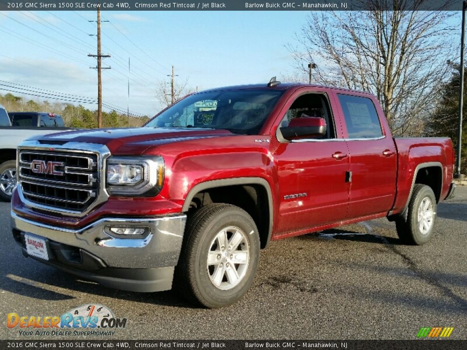 2016 GMC Sierra 1500 SLE Crew Cab 4WD Crimson Red Tintcoat / Jet Black Photo #1