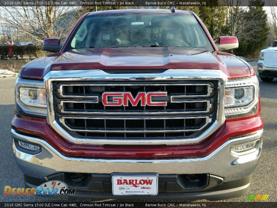 2016 GMC Sierra 1500 SLE Crew Cab 4WD Crimson Red Tintcoat / Jet Black Photo #2