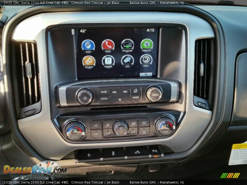 2016 GMC Sierra 1500 SLE Crew Cab 4WD Crimson Red Tintcoat / Jet Black Photo #9