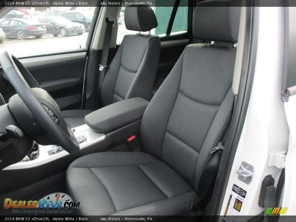 2014 BMW X3 xDrive28i Alpine White / Black Photo #13