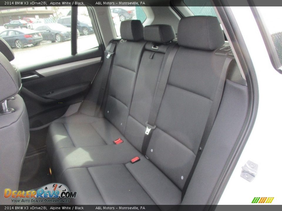 2014 BMW X3 xDrive28i Alpine White / Black Photo #14