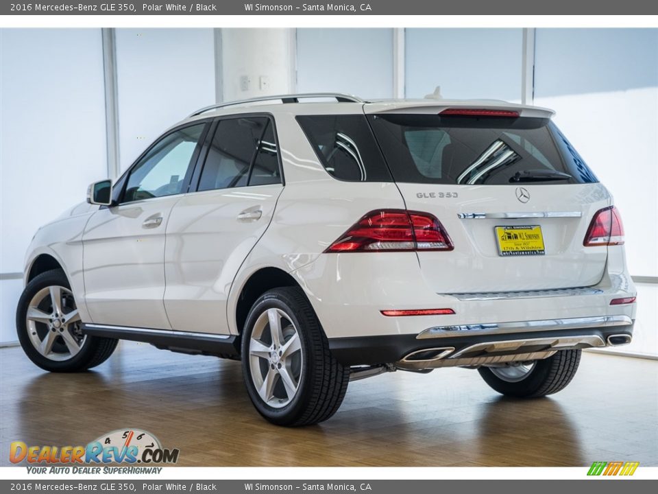 2016 Mercedes-Benz GLE 350 Polar White / Black Photo #3