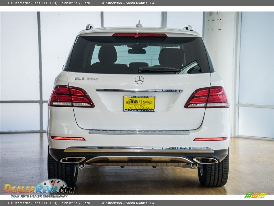 2016 Mercedes-Benz GLE 350 Polar White / Black Photo #4
