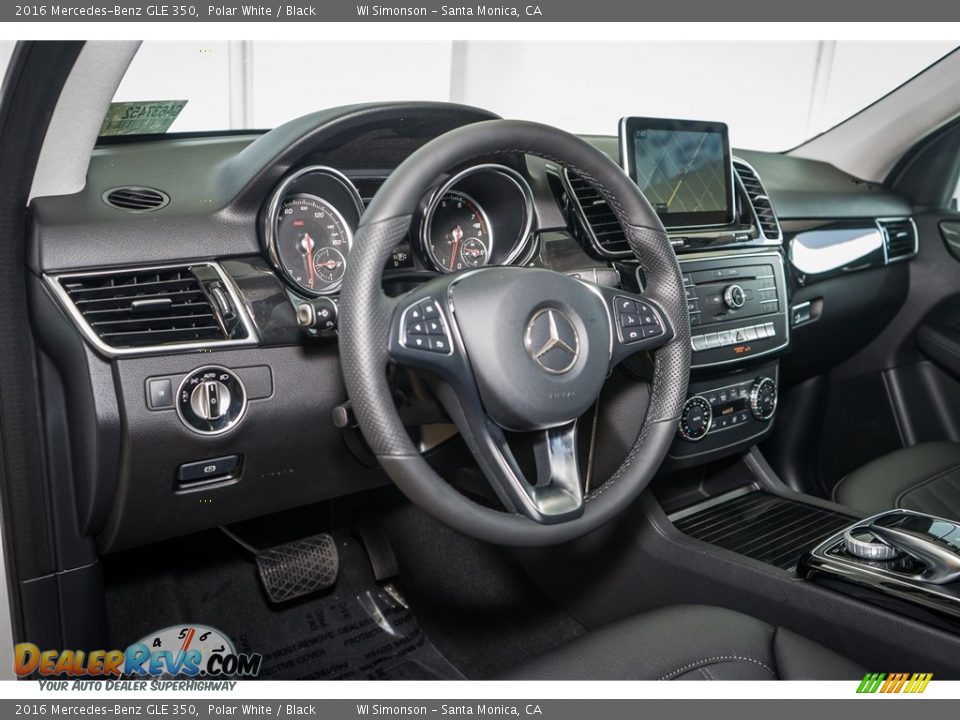 2016 Mercedes-Benz GLE 350 Polar White / Black Photo #6