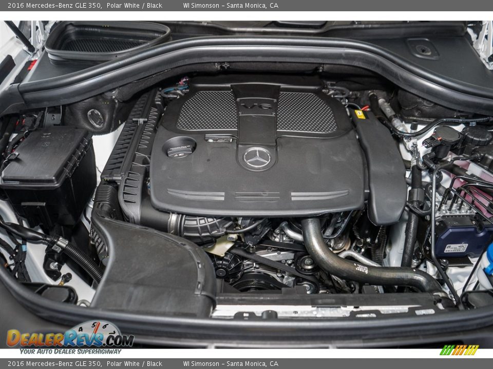 2016 Mercedes-Benz GLE 350 Polar White / Black Photo #9