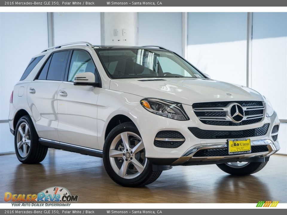 2016 Mercedes-Benz GLE 350 Polar White / Black Photo #12
