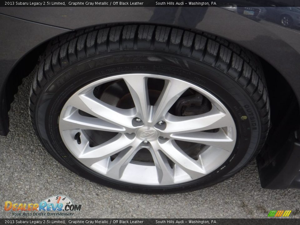 2013 Subaru Legacy 2.5i Limited Graphite Gray Metallic / Off Black Leather Photo #5