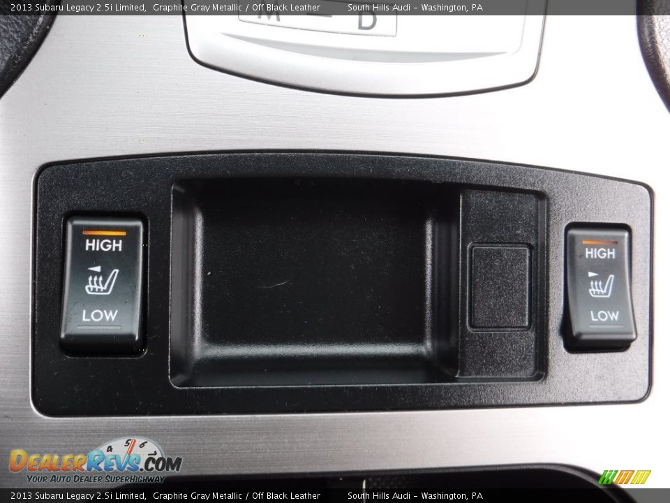 2013 Subaru Legacy 2.5i Limited Graphite Gray Metallic / Off Black Leather Photo #26
