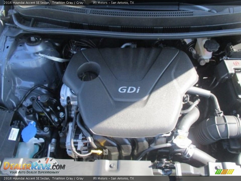2016 Hyundai Accent SE Sedan Triathlon Gray / Gray Photo #14