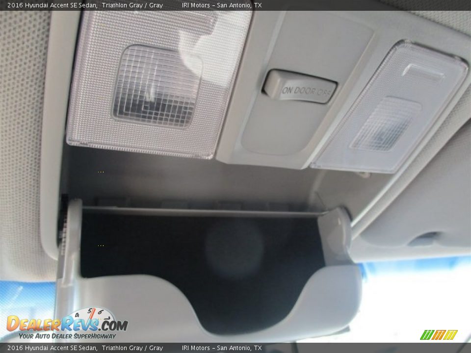 2016 Hyundai Accent SE Sedan Triathlon Gray / Gray Photo #15