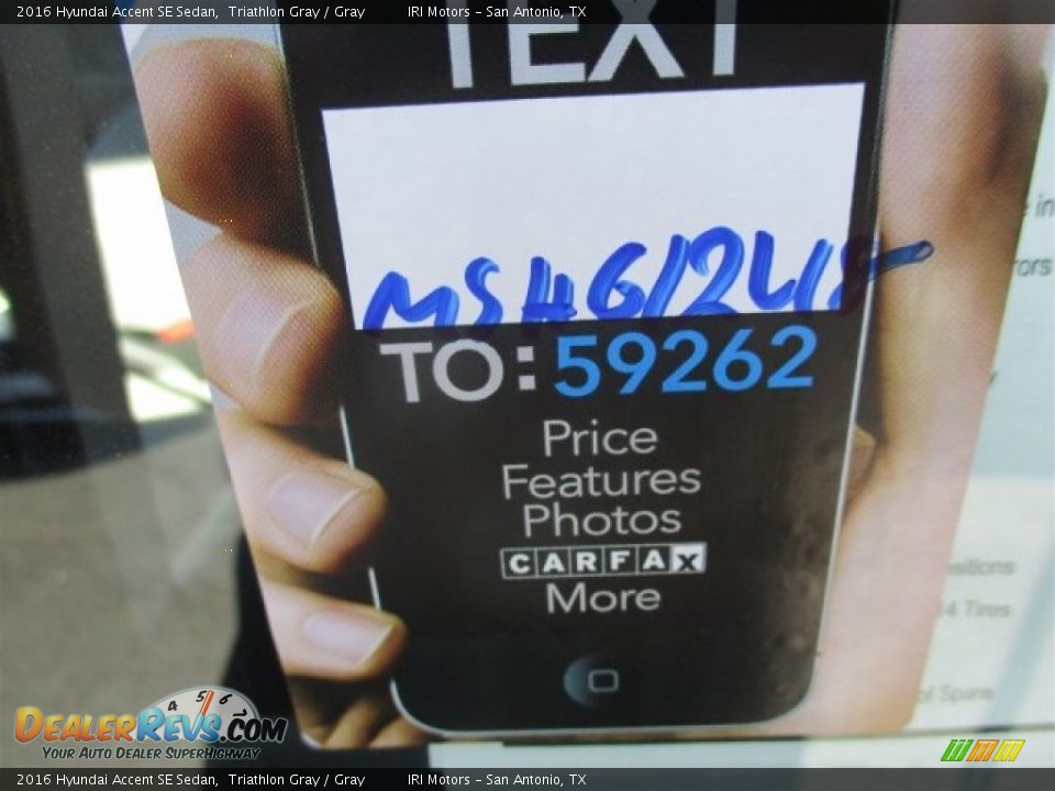 Dealer Info of 2016 Hyundai Accent SE Sedan Photo #23