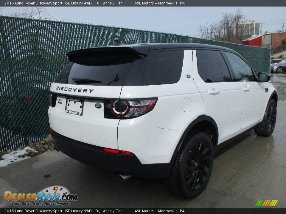 2016 Land Rover Discovery Sport HSE Luxury 4WD Fuji White / Tan Photo #4