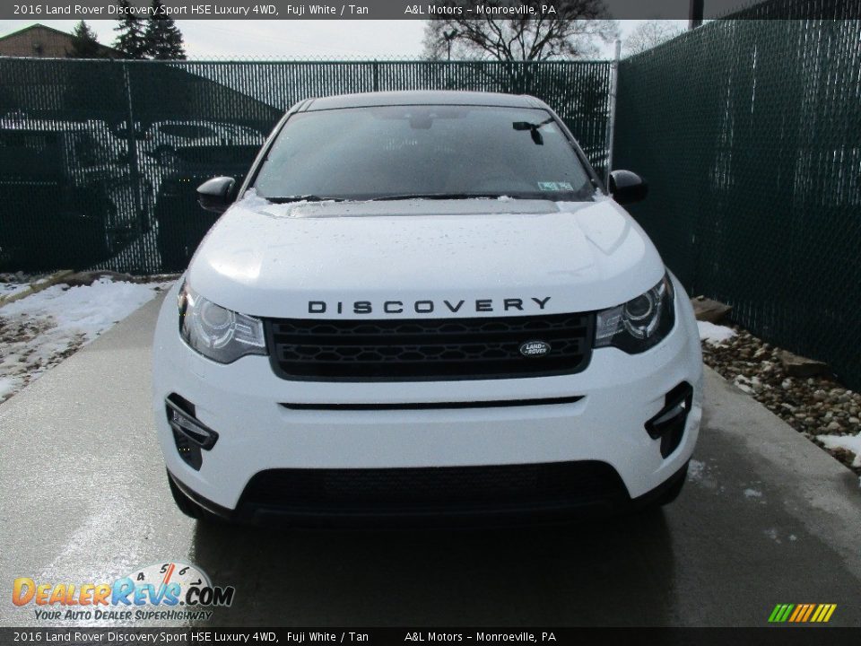 2016 Land Rover Discovery Sport HSE Luxury 4WD Fuji White / Tan Photo #6