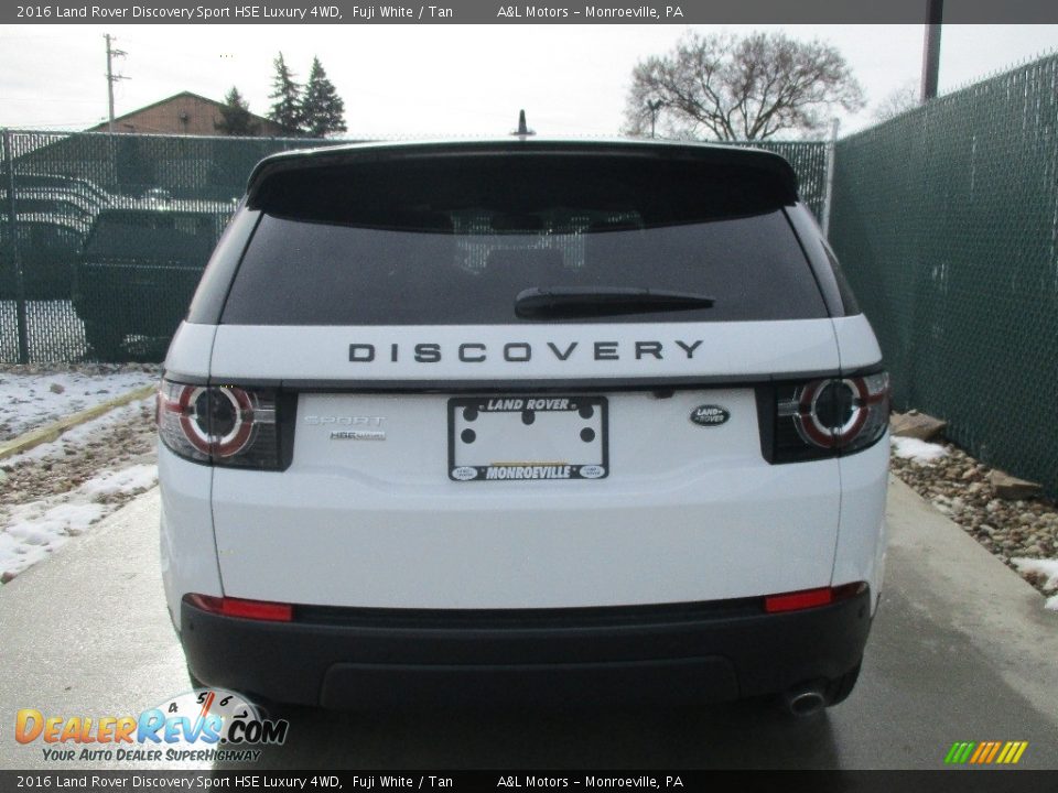 2016 Land Rover Discovery Sport HSE Luxury 4WD Fuji White / Tan Photo #9