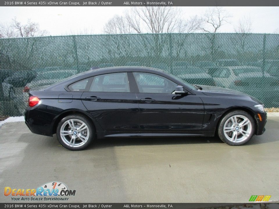 2016 BMW 4 Series 435i xDrive Gran Coupe Jet Black / Oyster Photo #2