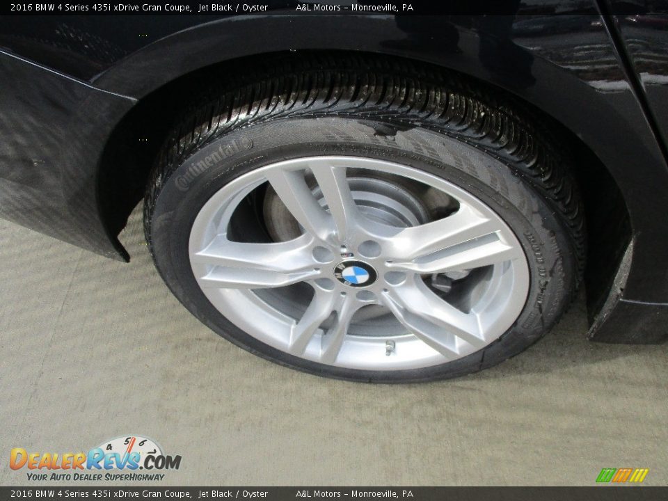 2016 BMW 4 Series 435i xDrive Gran Coupe Jet Black / Oyster Photo #3