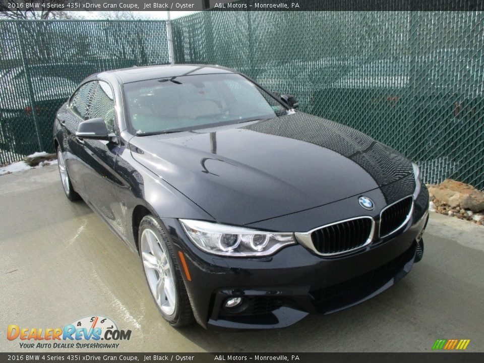 2016 BMW 4 Series 435i xDrive Gran Coupe Jet Black / Oyster Photo #5