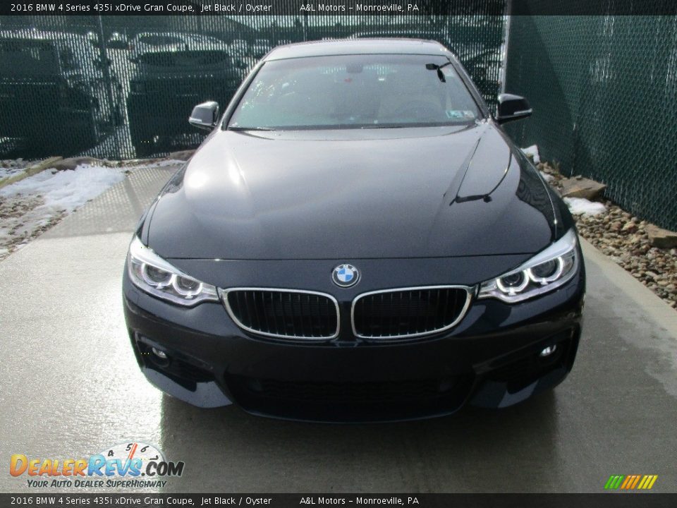 2016 BMW 4 Series 435i xDrive Gran Coupe Jet Black / Oyster Photo #6