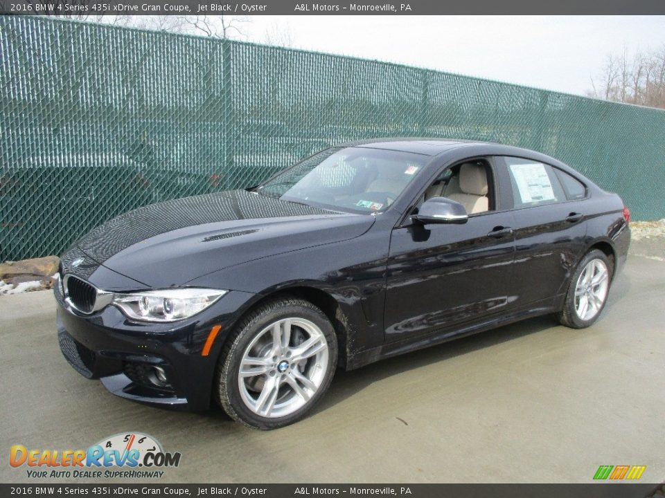 2016 BMW 4 Series 435i xDrive Gran Coupe Jet Black / Oyster Photo #8