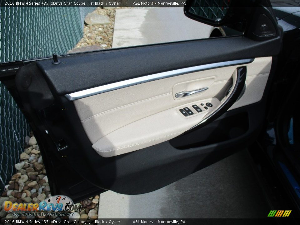 2016 BMW 4 Series 435i xDrive Gran Coupe Jet Black / Oyster Photo #10