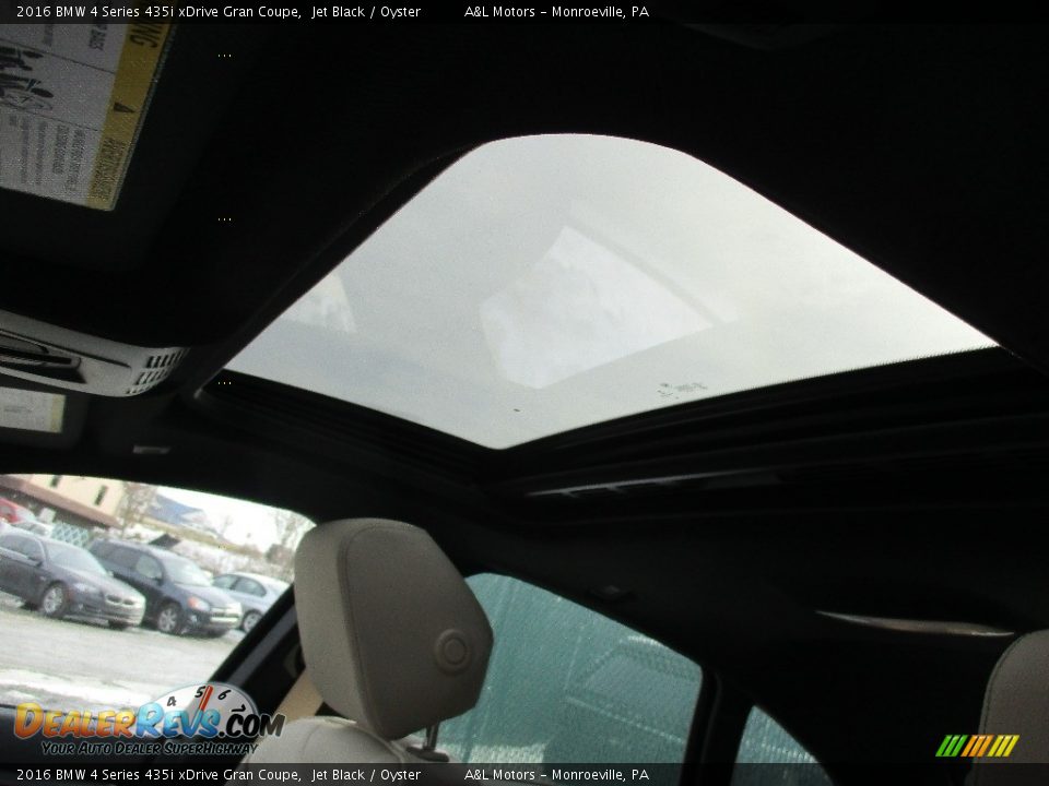 2016 BMW 4 Series 435i xDrive Gran Coupe Jet Black / Oyster Photo #11