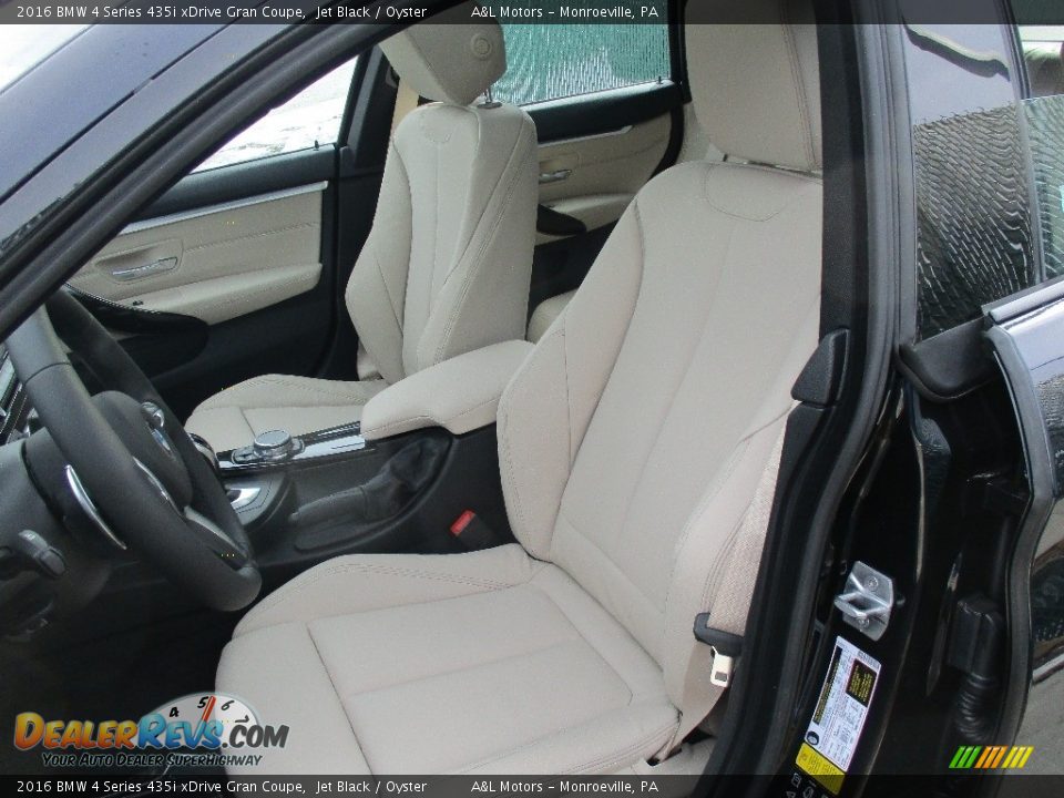 2016 BMW 4 Series 435i xDrive Gran Coupe Jet Black / Oyster Photo #12