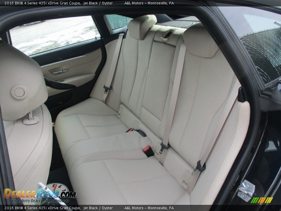 2016 BMW 4 Series 435i xDrive Gran Coupe Jet Black / Oyster Photo #13