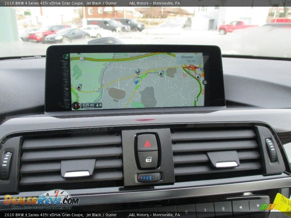 2016 BMW 4 Series 435i xDrive Gran Coupe Jet Black / Oyster Photo #16