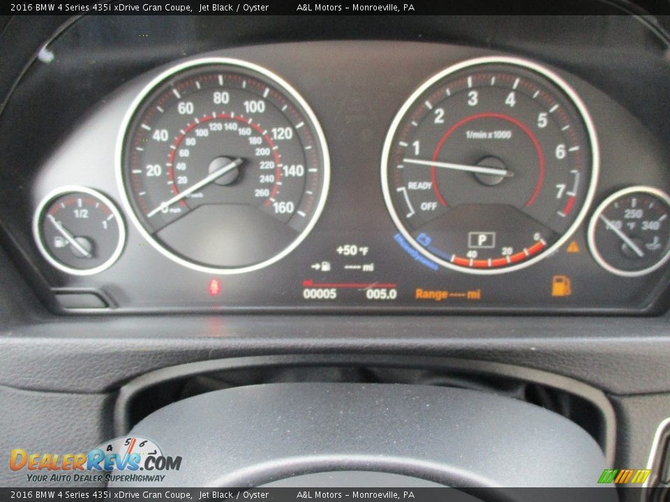 2016 BMW 4 Series 435i xDrive Gran Coupe Jet Black / Oyster Photo #20