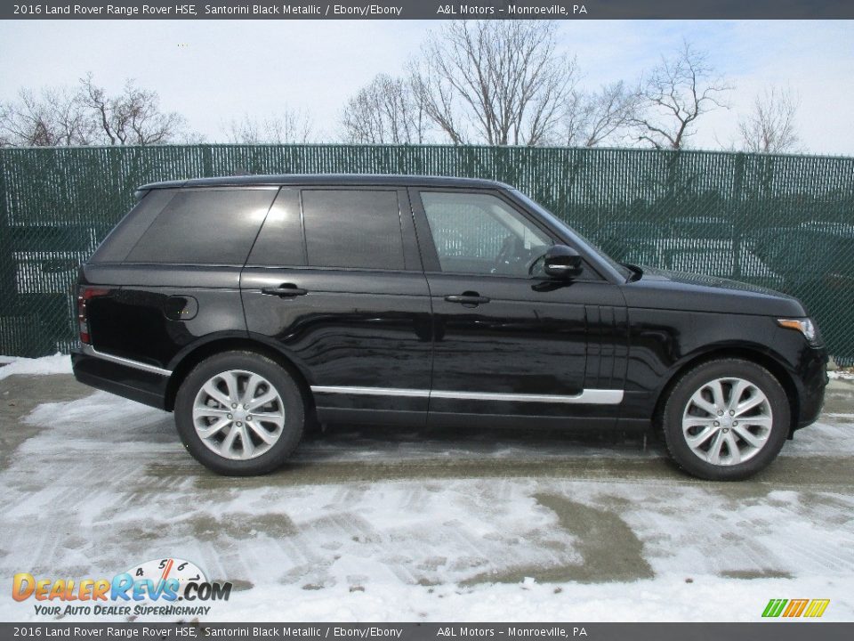 Santorini Black Metallic 2016 Land Rover Range Rover HSE Photo #2