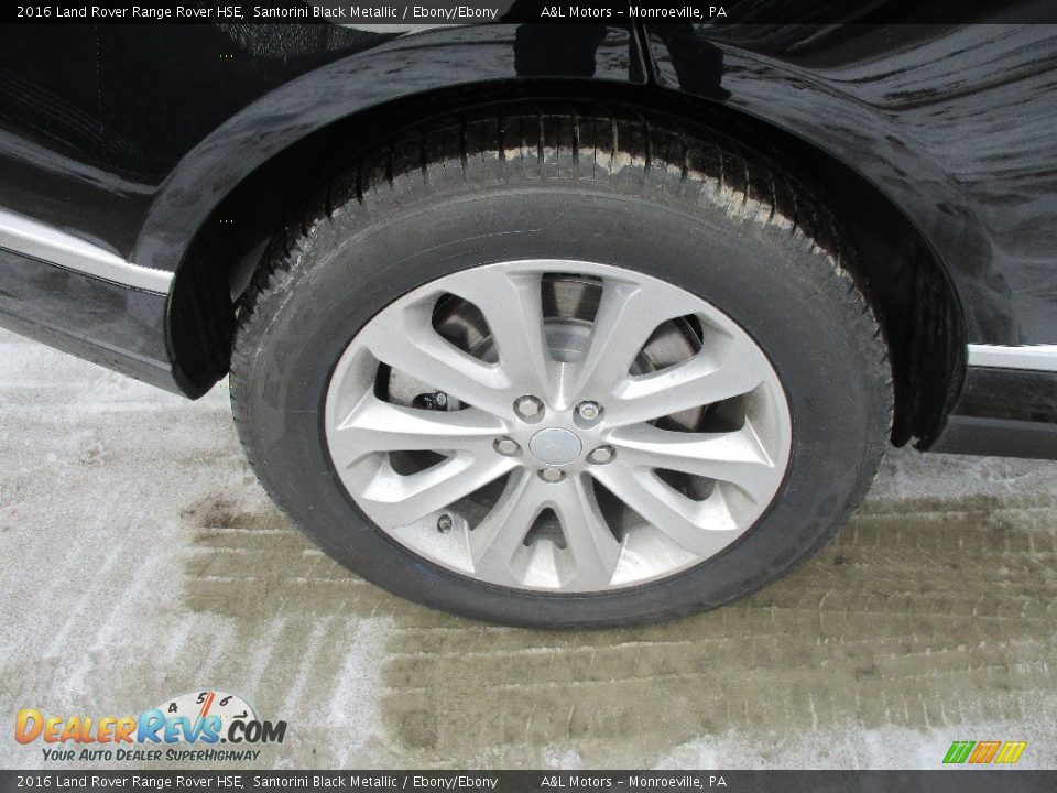 2016 Land Rover Range Rover HSE Santorini Black Metallic / Ebony/Ebony Photo #3