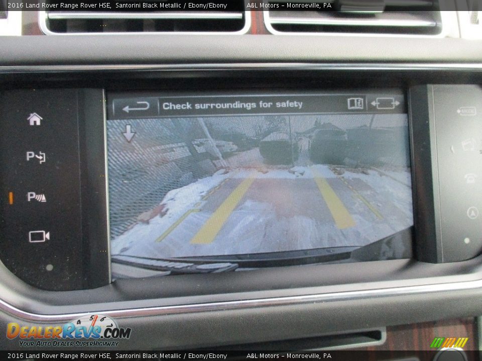 2016 Land Rover Range Rover HSE Santorini Black Metallic / Ebony/Ebony Photo #18