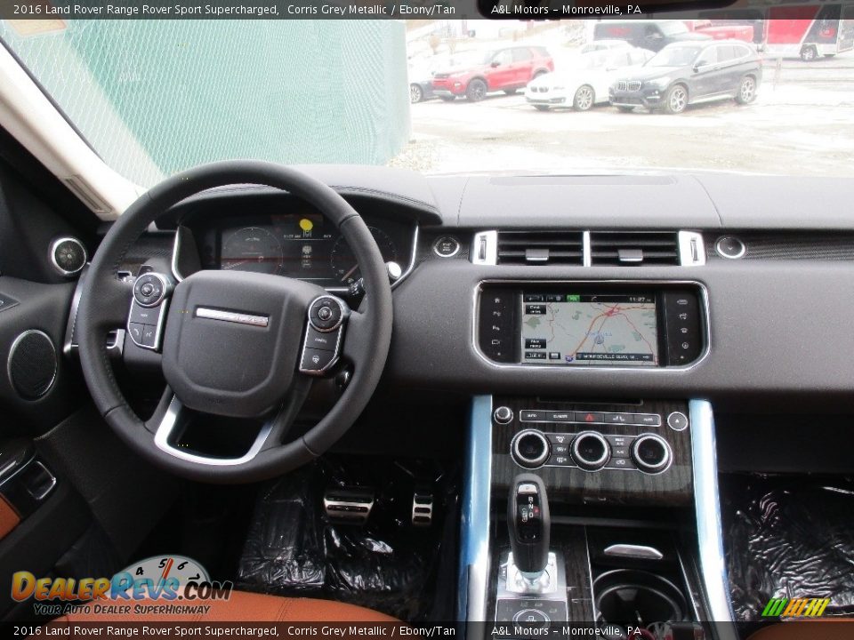 Dashboard of 2016 Land Rover Range Rover Sport Supercharged Photo #14