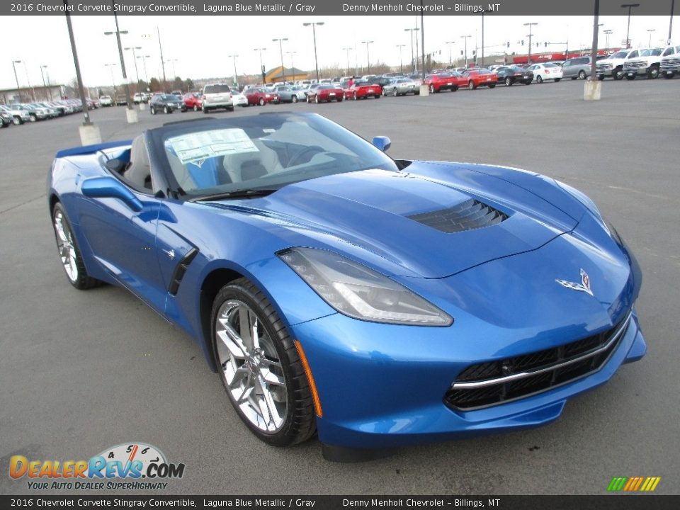 Front 3/4 View of 2016 Chevrolet Corvette Stingray Convertible Photo #1