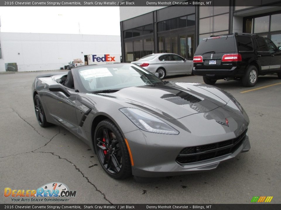 2016 Chevrolet Corvette Stingray Convertible Shark Gray Metallic / Jet Black Photo #1