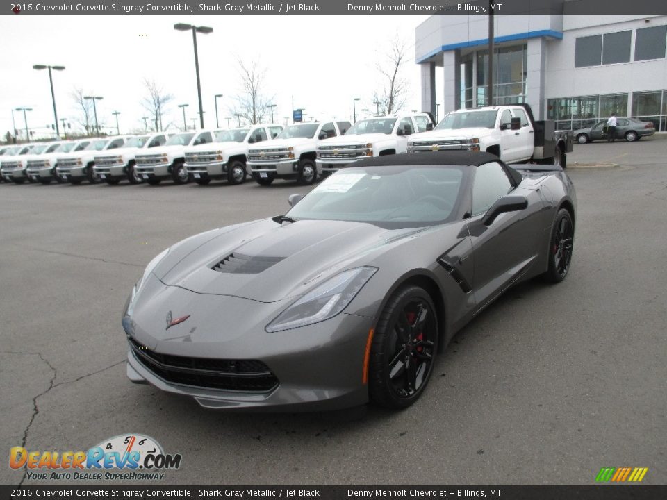 2016 Chevrolet Corvette Stingray Convertible Shark Gray Metallic / Jet Black Photo #2