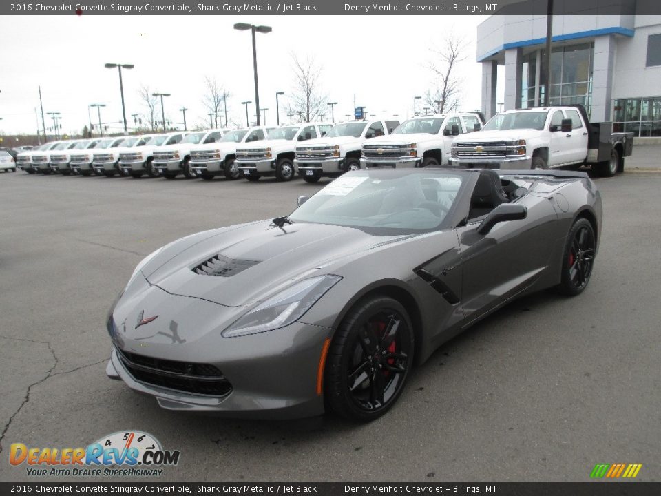 2016 Chevrolet Corvette Stingray Convertible Shark Gray Metallic / Jet Black Photo #3