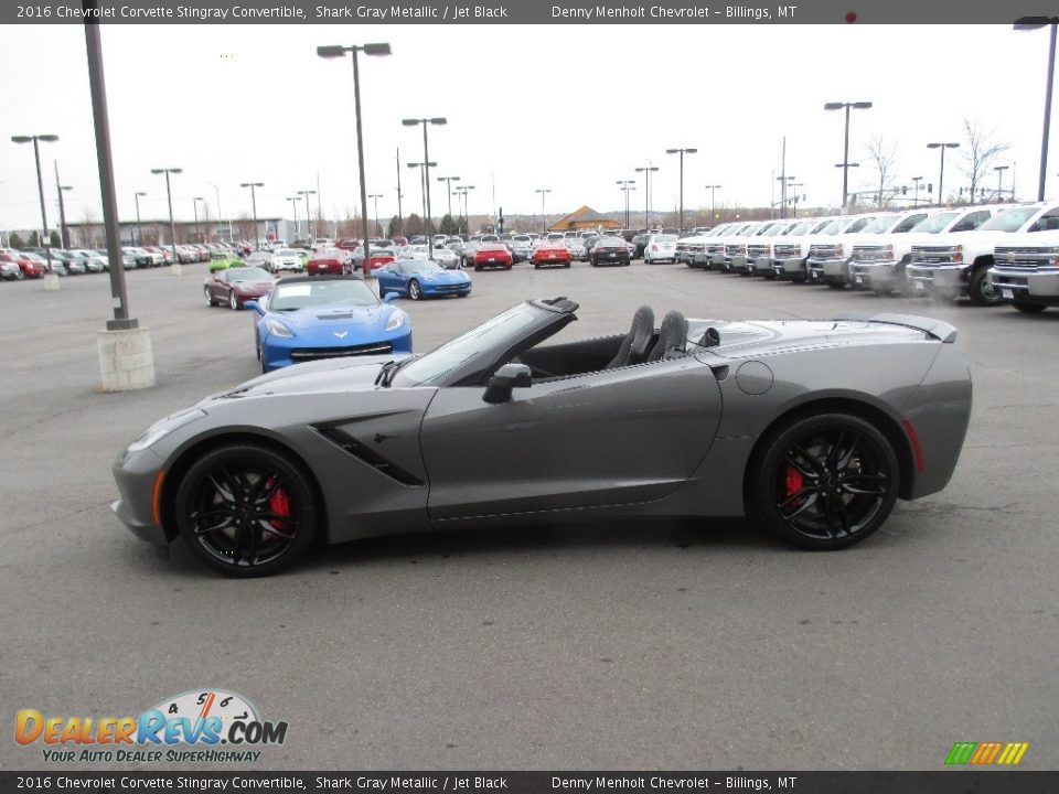 2016 Chevrolet Corvette Stingray Convertible Shark Gray Metallic / Jet Black Photo #4