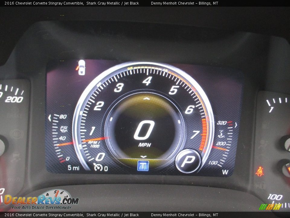 2016 Chevrolet Corvette Stingray Convertible Shark Gray Metallic / Jet Black Photo #14